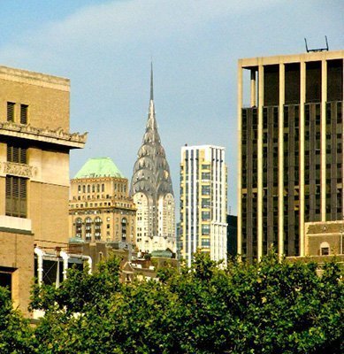 Glimpse of the Chrysler Building